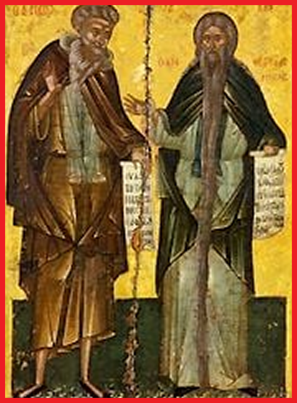 Js Onuphrius Agung & Santo Petrus dari Athos